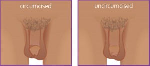 Circumcised and uncircumcised
